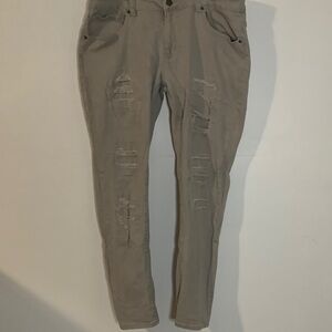 Black Brand Men's Distressed Tan Pants